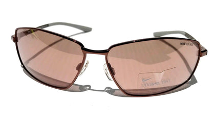 NIKE PIVOT EIGHT Shiny Walnut Frame Electric Course Tint Lens Sunglass EV1089 220