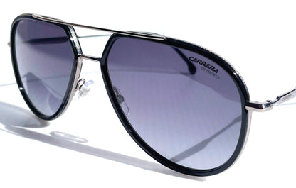 CARRERA Shiny Gunmetal Black Frame Gradient Black Sunglass 295/S 8079O