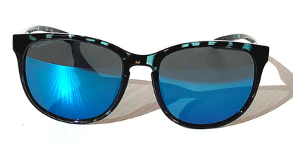Smith Optics LAKE SHASTA Sky Tortoise ChromaPop POLARIZED Blue Mirror Lens Sunglass