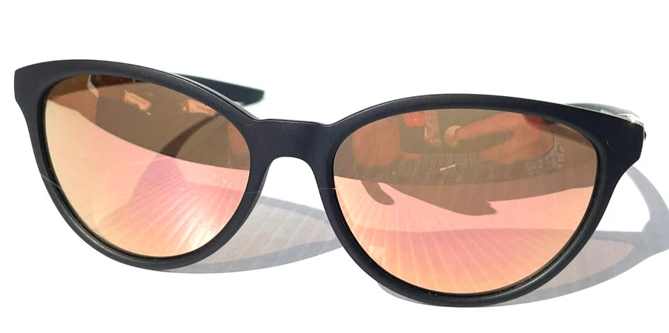 NIKE CITY PERSONA Matte Black Frame Rose Gold Mirror Lens Sunglass DJ0891 010