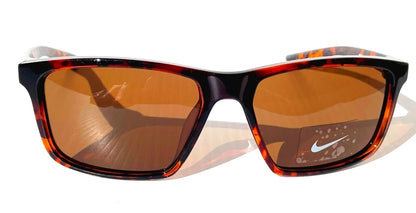 Nike VALIANT Shiny Tortoise Frame Brown Lens Sunglass CW4645 220