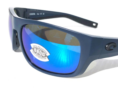 Costa Del Mar TICO Matte Midnight Blue POLARIZED Blue 580G GLASS Sunglass TCO14