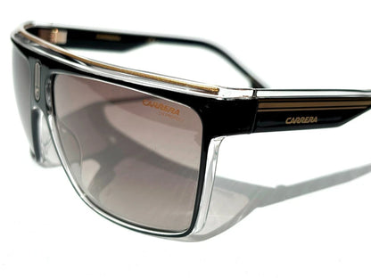 CARRERA Shiny Black & Gold Frame Brown Lens Sunglass 22/N 2M2/HA