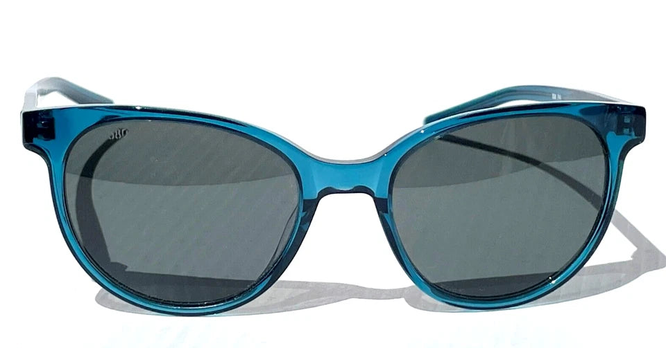 Costa Del Mar ISLA Deep Teal Crystal POLARIZED Gray 580G GLASS Lens Sunglass ISA 244