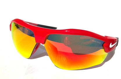 Nike SHOW X3 University Red Frame Red Mirror Road Tint Lens Sunglass DN9252 657