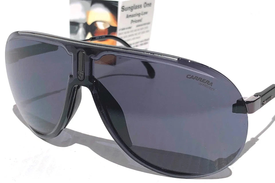 CARRERA SUPERCHAMPION Black Frame Black Lens Sunglass V812K