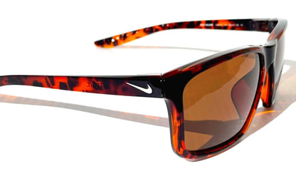 Nike VALIANT Shiny Tortoise Frame Brown Lens Sunglass CW4645 220