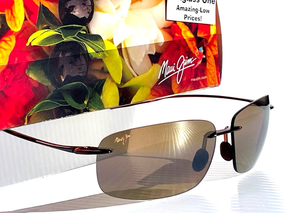 Maui Jim BREAKWALL Rootbeer POLARIZED HCL Bronze Lens Sunglass H422-26