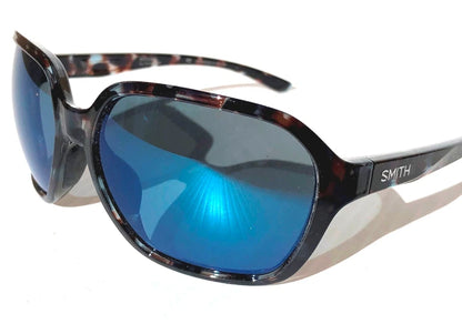 Smith Optics WHITNEY Sky Tortoise ChromaPop POLARIZED Blue Mirror Lens Sunglass