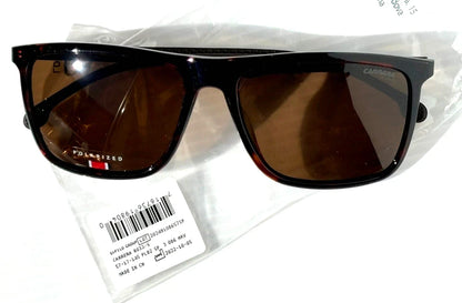 CARRERA Tortoise Carbon Fiber POLARIZED Brown Lens Sunglass 8032/S 086SP