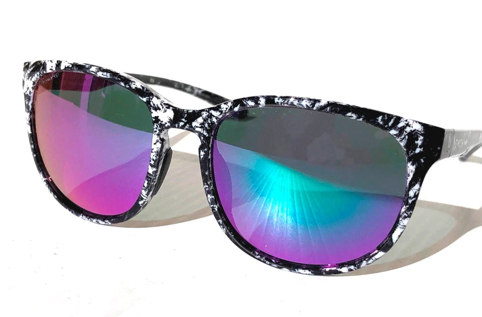 Smith Optics LAKE SHASTA Black Marble POLARIZED ChromaPop Violet Lens Sunglass