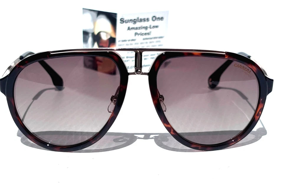 CARRERA Havana Gold & Tortoise Frame Gradient Brown Sunglass CA1003/SSAM 02IK