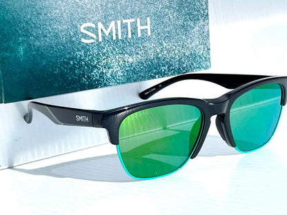 Smith Optics HAYWIRE Shiny Black w Green ChromaPop Lens Sunglass