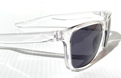 NIKE ESSENTIAL ENDEAVOR Shiny Clear Frame Grey Lens Sunglass EV1122 913