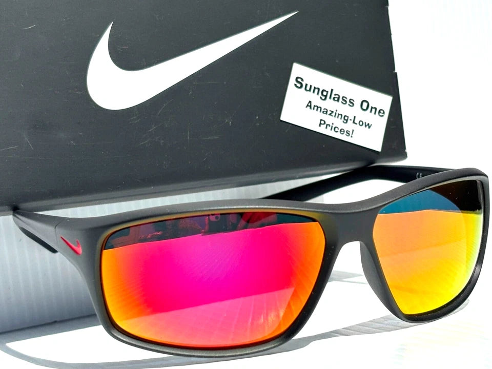 Nike ADRENALINE Matte Black Lens Sunglass EV1134 006