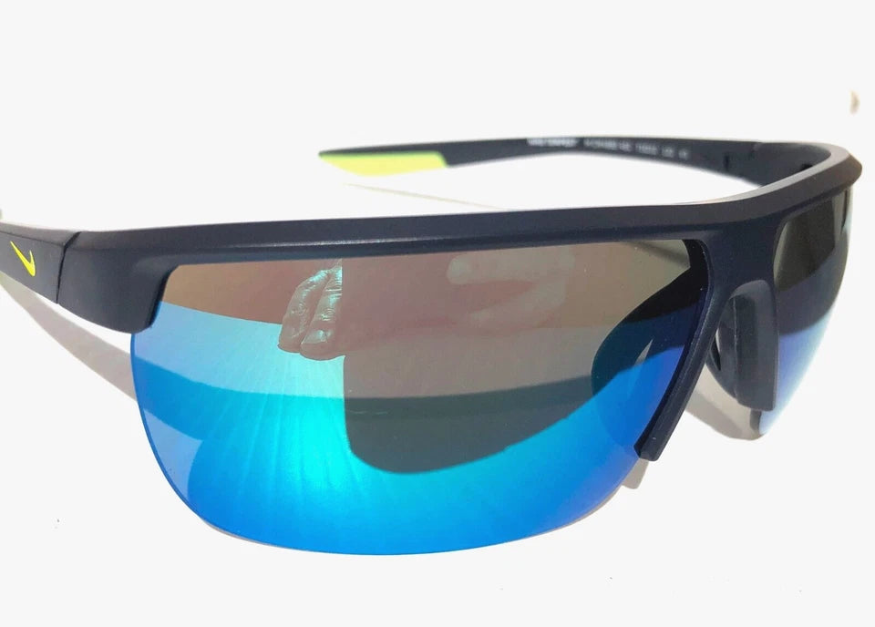 NIKE TEMPEST M Obsidian Bright Cactus Frame Green Mirror Sunglass CW4665 451