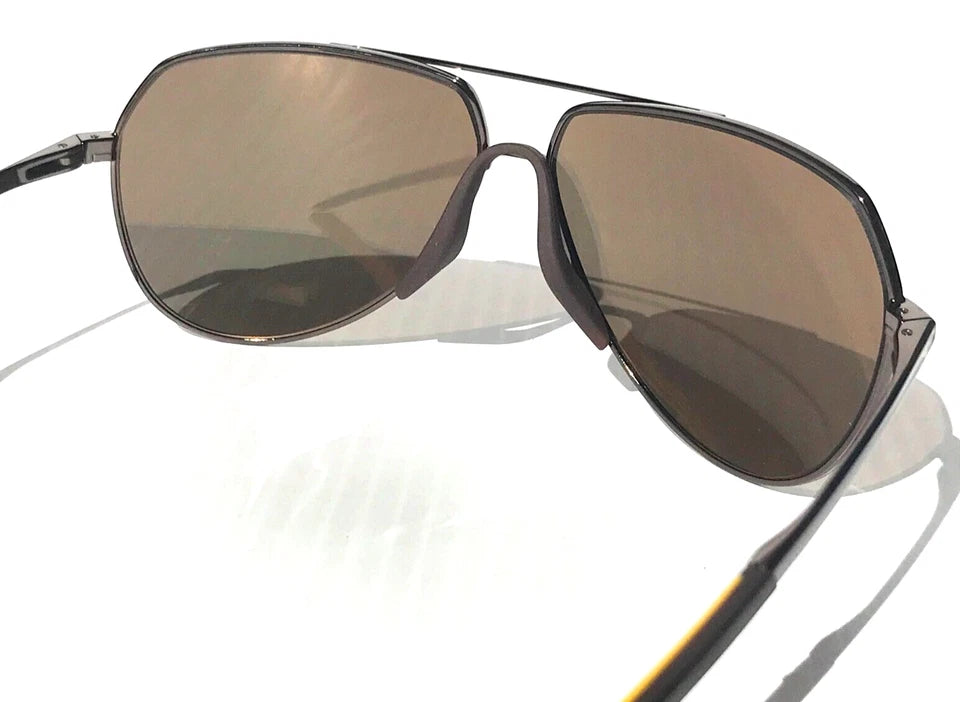 NIKE OUTRIDER M Gunmetal Frame Gold Mirror Lens Sunglass CW1300 902