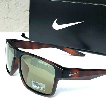 NIKE Essential Venture Mat Tortoise Flash Green Gunmetal Lens Sunglass EV1001 200