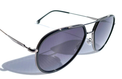 CARRERA Shiny Gunmetal Black Frame Gradient Black Sunglass 295/S 8079O