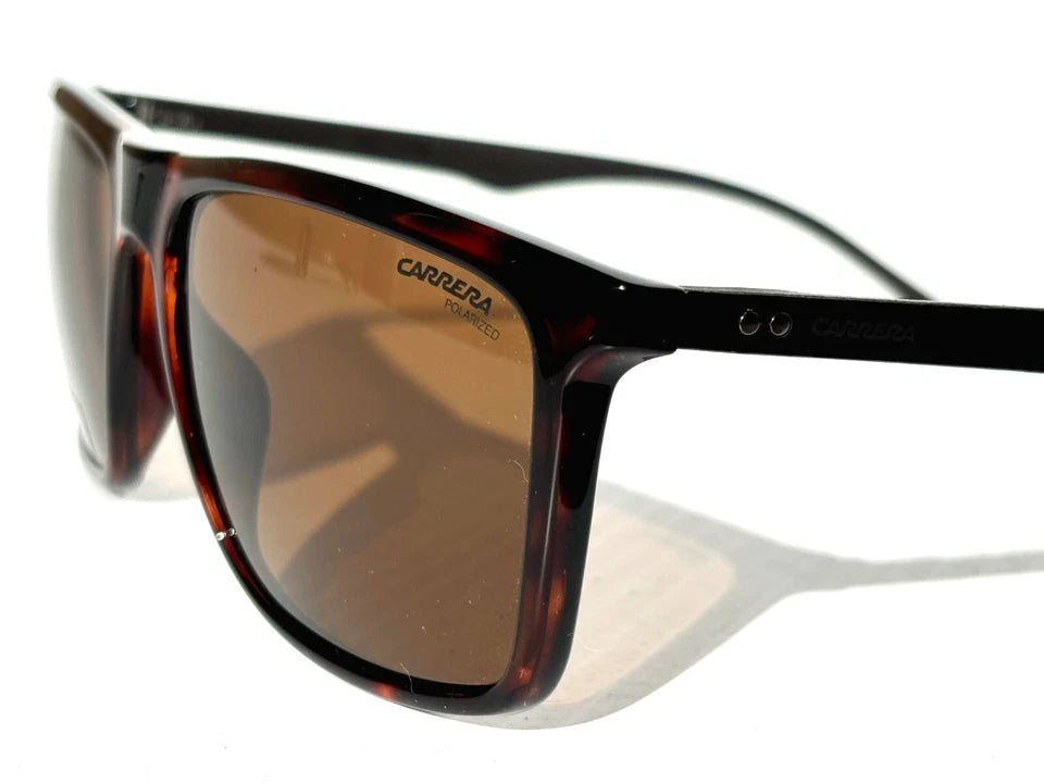 CARRERA Tortoise Carbon Fiber POLARIZED Brown Lens Sunglass 8032/S 086SP