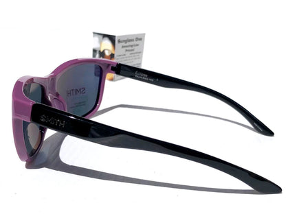 Smith Optics ECLIPSE Mauve Violet Black ChromaPop Black Lens Sunglass HK8