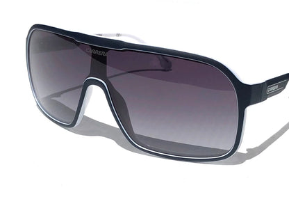CARRERA White & Blue Frame Gradient Grey Lens Sunglass 1046/S 0JU9O