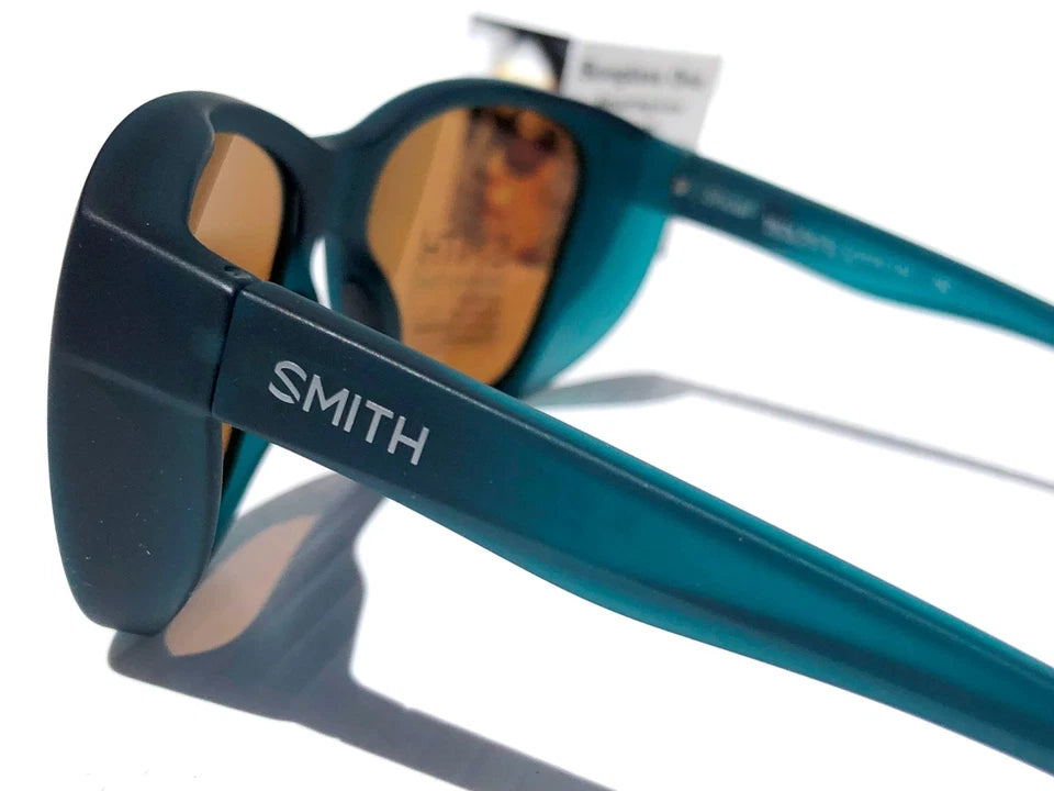Smith Optics SHOAL Matte Pacific Crystal POLARIZED Opal mirror GLASS Lens Sunglass