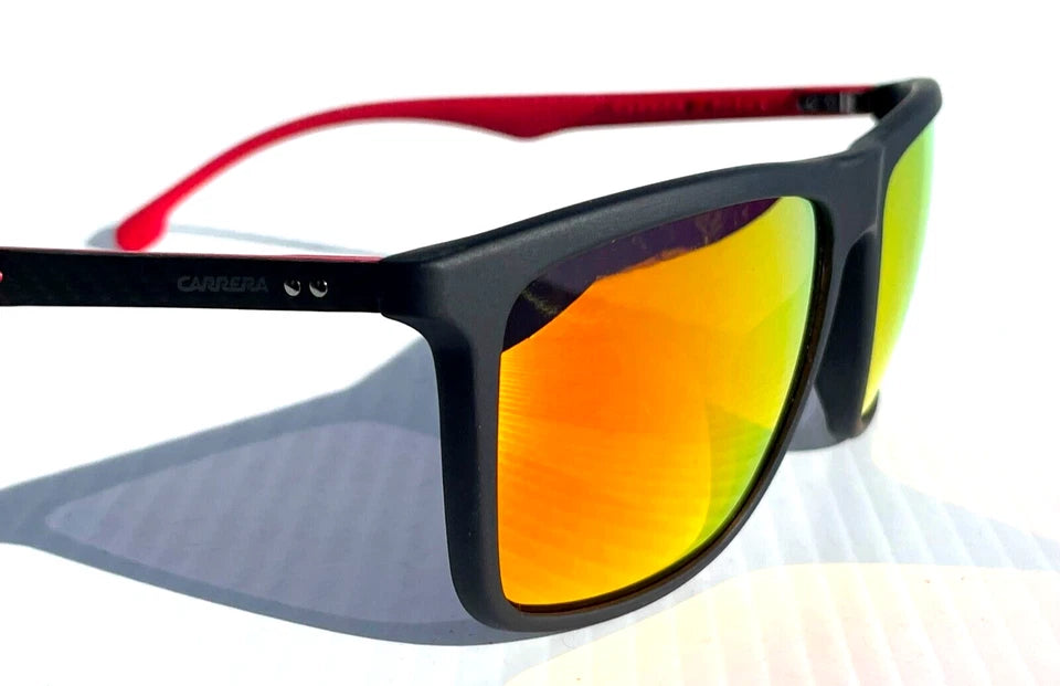 CARRERA Matte Black Red SPORT Ruby Lens Sunglass 8032/S 0003