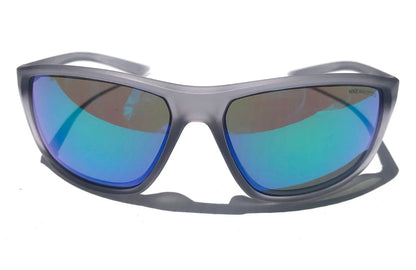 NIKE ADRENALINE Matte Wolf Grey Frame Green Lens Sunglass EV1113 013