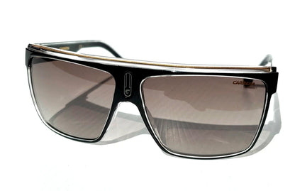 CARRERA Shiny Black & Gold Frame Brown Lens Sunglass 22/N 2M2/HA