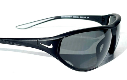 Nike AERO SWIFT Black & White POLARIZED Grey Lens Sunglass DQ0989 011