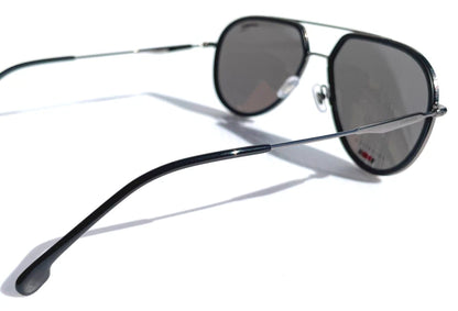 CARRERA Matte Black Frame POLARIZED Black Lens Sunglass 295/S 003M9