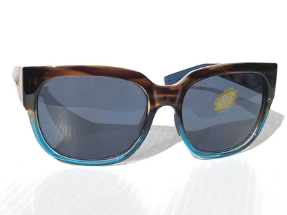 Costa Del Mar WATERWOMEN 2 Wahoo POLARIZED Grey 580P Lens Sunglass WTR 251