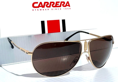 CARRERA GIPSY Shiny Gold Frame Bronze Lens Sunglass GIPSY65 AOZ70