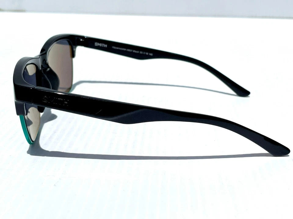 Smith Optics HAYWIRE Shiny Black w Green ChromaPop Lens Sunglass