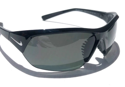Nike SKYLON ACE P Shiny Black POLARIZED Black Lens Sunglass FQ4767 010
