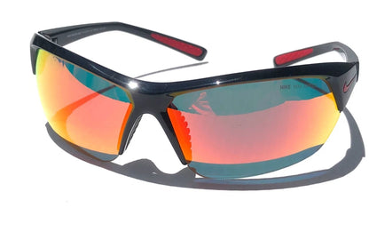 NIKE SKYLON ACE Black MAX Optics Red Mirror Lens Sunglass DV2163 010