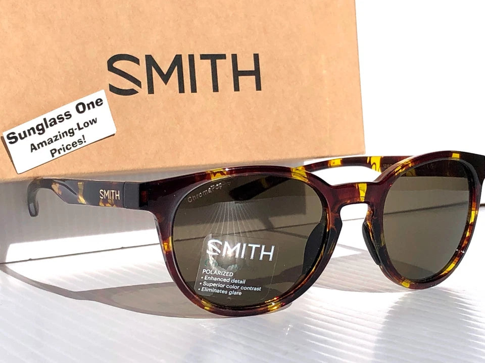 NEW Smith Optics EASTBANK Tortoise Vintage ChromaPop Gray Lens Sunglass