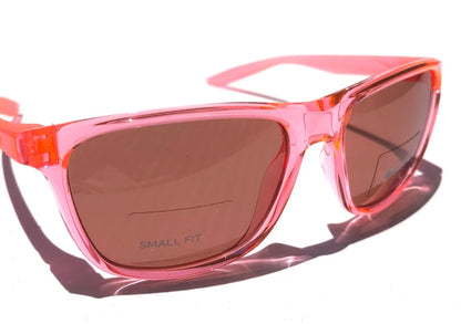 NIKE FLIP ASCENT Translucent Pink Frame Pink Lens Small Fit Sunglass DJ9930 675