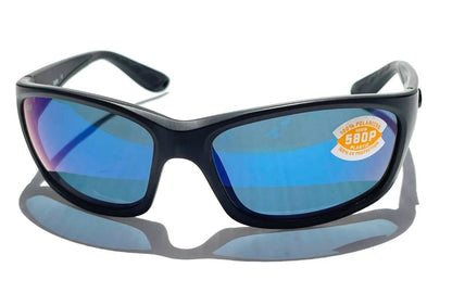 COSTA Del Mar JOSE Blackout POLARIZED Blue Mirror 580P Lens Sunglass JO 01 OBMP