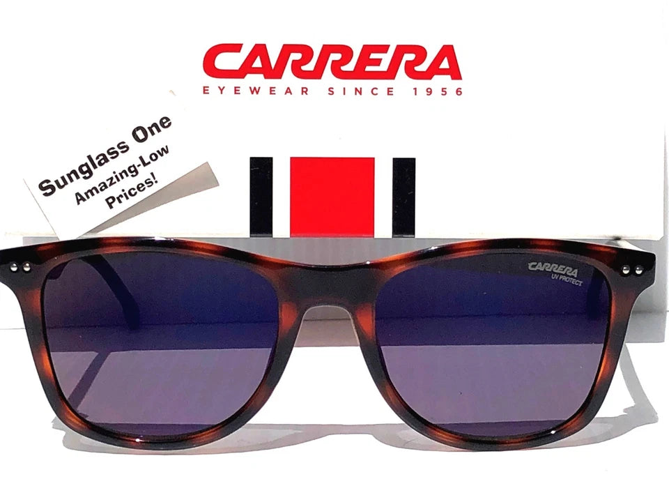 CARRERA Havana Frame Blue Grey Lens Sunglass 2022T/S 05XT