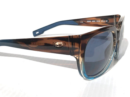 Costa Del Mar WATERWOMEN 2 Wahoo POLARIZED Grey 580P Lens Sunglass WTR 251