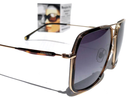 CARRERA Gold & Tortoise Frame Black Gradient Lens Sunglass 273 08690