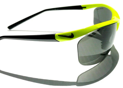 NIKE Impel Shiny Bright Yellow Semi-Rimless Grey Max lens Sunglass EV0474 705
