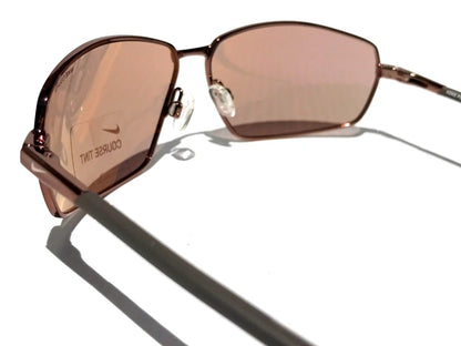 NIKE PIVOT EIGHT Shiny Walnut Frame Electric Course Tint Lens Sunglass EV1089 220
