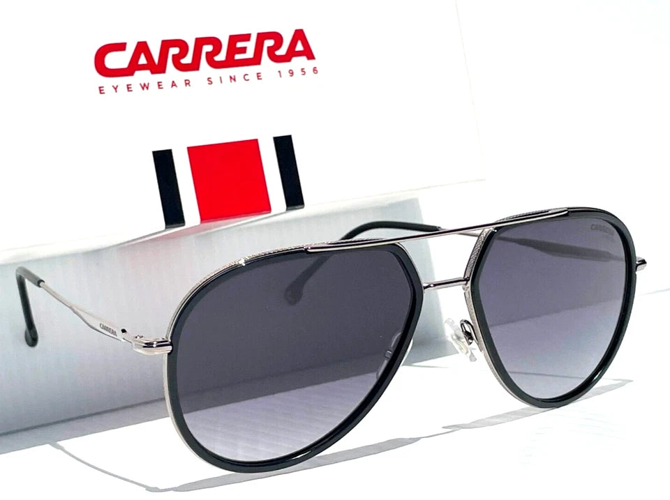 CARRERA Shiny Gunmetal Black Frame Gradient Black Sunglass 295/S 8079O