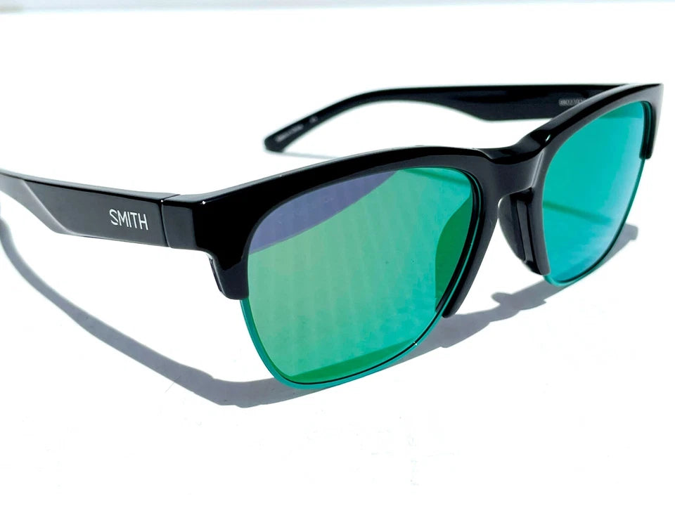 Smith Optics HAYWIRE Shiny Black w Green ChromaPop Lens Sunglass