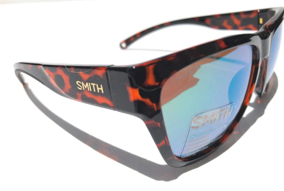 Smith Optics JOYA Tortoise ChromaPop POLARIZED Green Mirror Lens Sunglass