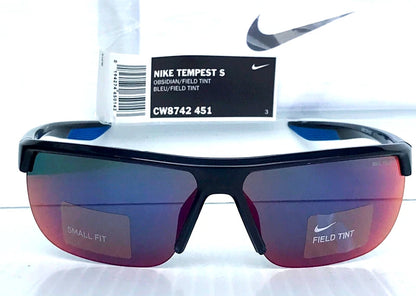 NIKE TEMPEST S Obsidian Black Frame Field Baseball YOUTH Sunglass CW8742 451