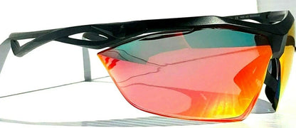 Nike VAPOR WING R Matte Black w Ruby Speed Lens Sunglass EV0914 001